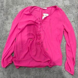 Pink blouse never worn!!